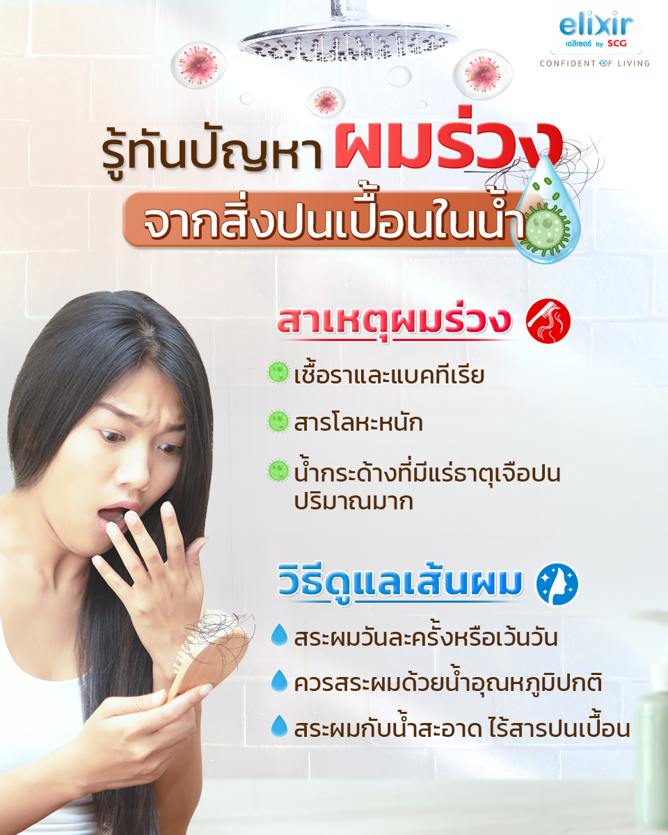 SCG_elixir_เอลิเซอร์_ถังเก็บน้ำ_ผมร่วง_น้ำประปา